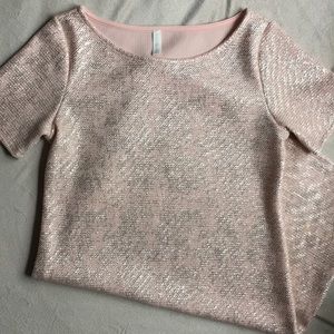 Pink Blush shift tee dress